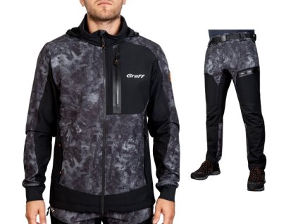 GRAFF Softshell Set 561-S-8/761-S-8 Camo Black