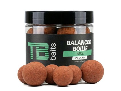 TB Baits Vyvážené Boilie Balanced + Atraktor Krill 100