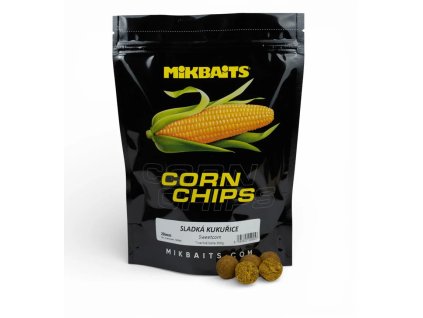 MIKBAITS Corn Chips boilie Sladká Kukuřice 300g