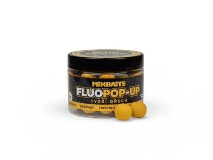 MIKBAITS Plovoucí Boilie Fluo Tygří Ořech 150ml