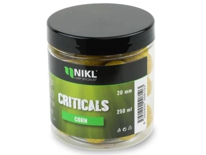 NIKL Criticals boilie Corn 250ml 20mm