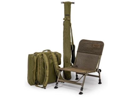 KORUM Set Křeslo+Batoh+Pouzdro Progress Roving Kit