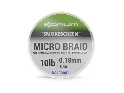 KORUM Smokescreen Micro Braid 10m