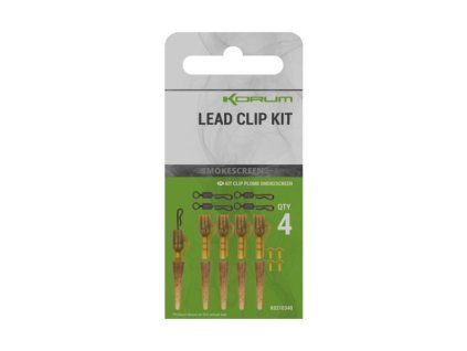 KORUM Závěsky Smokescreen Lead Clip Kit 4ks