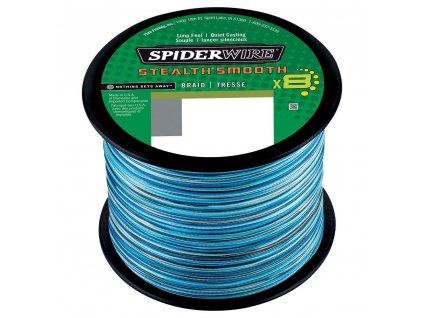 SPIDERWIRE Pletená Šňůra Stealth Smooth X8 0,13mm Blue Camo