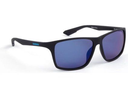 SHIMANO brýle Eyewear Technium Matte Black Blue Mirror
