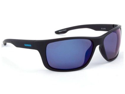 SHIMANO brýle Eyewear Antares Matte Black Blue Mirror