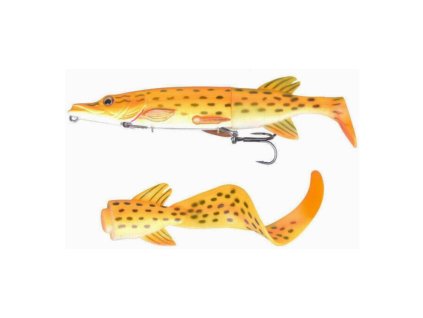 SAVAGE GEAR Gumová Nástraha 3D Hybrid Albino Pike 17cm 45g