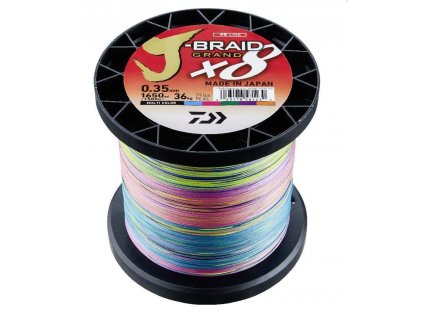 DAIWA Pletená Šňůra J-Braid X8 multicolor 1m