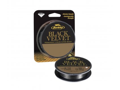 BERKLEY Pletená Šňůra Black Velvet 110m