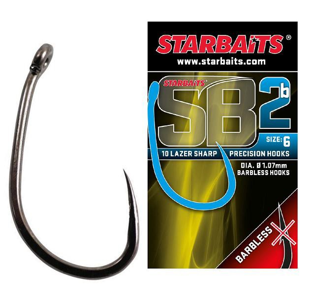 STARBAITS SB 2 háček bez protihrotu VELIKOST: 6