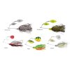 SAVAGE GEAR Da’Bush Spinnerbait 18cm 42g Sinking Yellow Silver Holo Flame