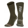 FOX Green/Silver Thermolite Long Socks