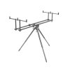 Tripod DELPHIN TPX3 Silver