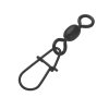 MADCAT Stainless Swivel With Egg Snap Black