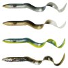 SAVAGE GEAR Gumová Nástraha 3D Real Eel Bulk 15cm 12g Green Yellow Glitter