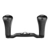 GOMEXUS Carbon Handle for Baitcasting Reel with Knob 30mm Black