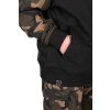 FOX LW BLack / Camo Split Zip Hoody