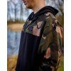 FOX LW BLack / Camo Split Zip Hoody