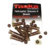 TASKA Helicopter sleeves beads camo brown