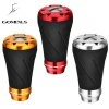 GOMEXUS Knob Aluminum Reel Power 20mm A20 Black Red 2