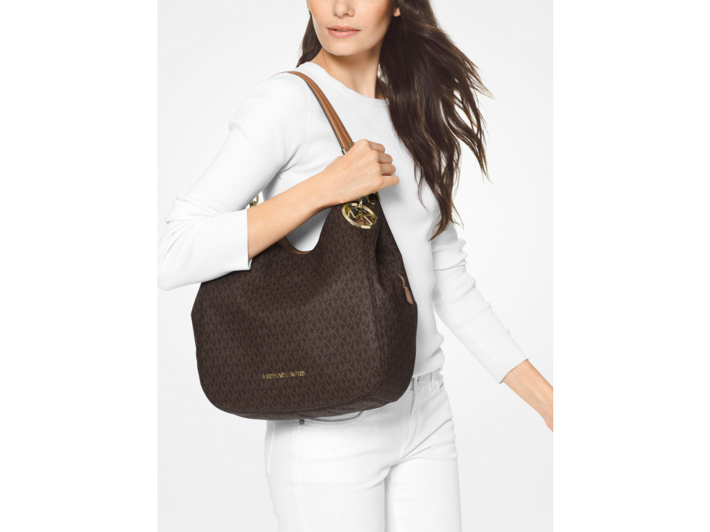 Michael michael kors lillie chain leather hobo deals