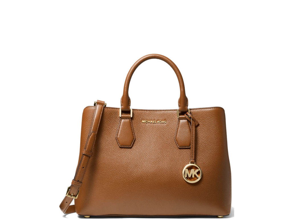 Michael kors shop camille leather satchel