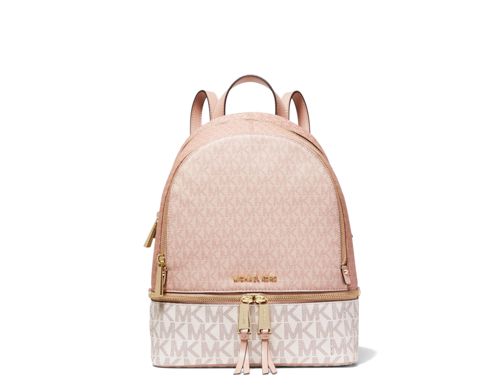 Michael Kors Rhea Medium Color Block Logo Backpack Ballet Multia2