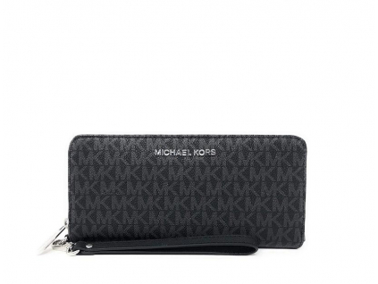 Michael Kors Jet Set Travel Continental Logo Black