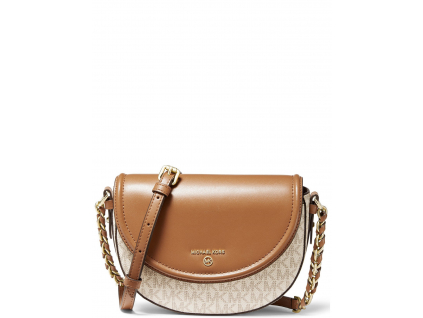 Signature Half Dome Chain Crossbody Vanilla Acorn Gold