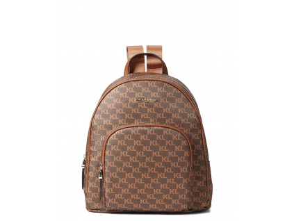 Karl Lagerfeld Paris Backpack Brown Khakiaa