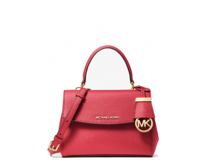 Michael Kors Ava Extra Small Saffiano Leather Crossbody Crimsonaa