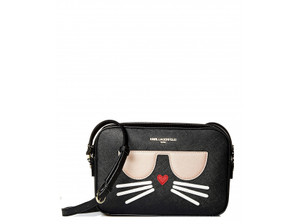 Karl Lagerfeld Paris Maybelle Camera Crossbody Deep Gold Blackaaa