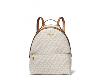 Michael Kors Batoh Valerie Medium Logo Backpack Brown Acornaaaaa