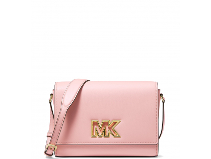 Michael Kors Mimi Medium Leather Messenger Bag Powder Blush23