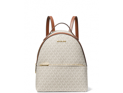 Michael Kors Sheila Medium Logo Backpack Vanillaa2