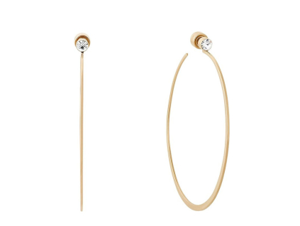Michael Kors Ocel Náušnice Gold Crystal Whispera