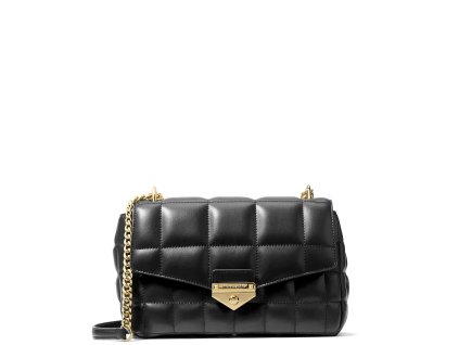 Michael Kors Soho Large Quilted Shoulder Bag Blackj