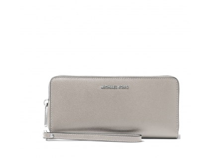 Michael Kors Peněženka Jet Set Continental Pearl Grey