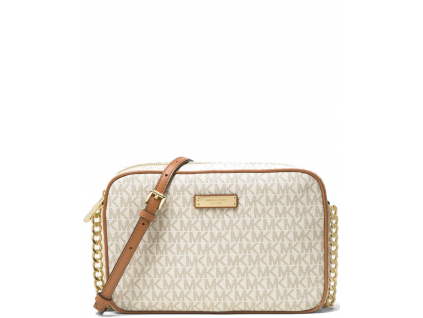 Michael Kors Kabelka Jet Set Large Crossbody Vanilla