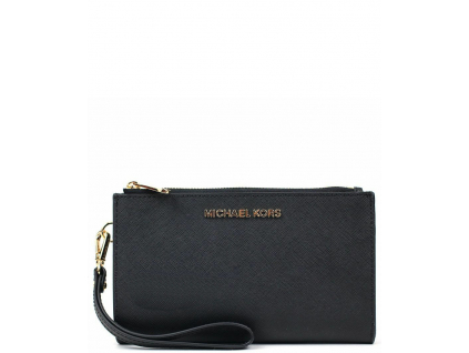 Michael Kors Jet Set Saffiano Wristlet Black