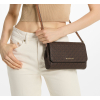 Michael Kors Medium Logo Convertible Crossbody Bag Brownl2