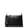 Michael Kors kožená kabelka Trisha Crossbody černá