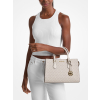 Michael Kors Kabelka Sheila Medium Logo Satchel Light Cream Multig