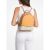 Michael Kors Batoh Rhea Medium Signature Logo Backpack Pop Orange Multic