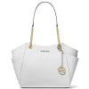 Michael Kors Jet Set Large Saffiano Leather Shoulder Bag Optic White23