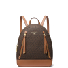 Michael Kors Batoh Brooklyn Medium Logo Backpack Brown Acorn32
