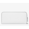 Michael Kors Large Pebbled Leather Continental Wallet Optic Whitec