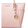 Michael Kors Kabelka Charlotte Large Saffiano Leather Top Zip Tote Bag Powder Blushd