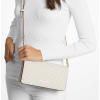 Michael Kors Jet Set Medium Signature Logo Crossbody Bag Light Cream Multie
